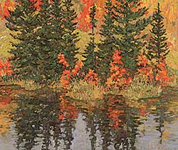 #521 ~ Nickle - Pond, Autumn, Armour Twp., Sept. 79