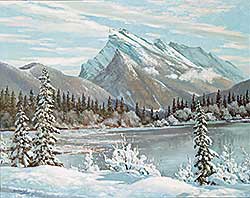 #28 ~ Crockford - Winter Comes to Banff, Alberta, Rundle Mt and Vermillion Lakes