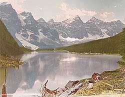 #16 ~ Notman Studio - Untitled - Morraine Lake and Valley of the Ten Peaks