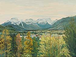 #790 ~ Williams - Untitled - View of Revelstoke