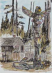 #267 ~ Weatherby - Untitled - West Coast Totem