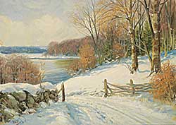 #1211 ~ Wenzel - Untitled - Winter Road to the River