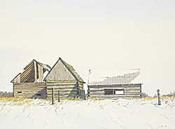#1310 ~ Webster - Untitled - Winter Homestead