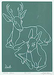 #1164 ~ Kerr - Mule Deer  #3/100