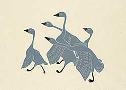 #1085 ~ Nanogak/Egutak - Five Swans  #23/50