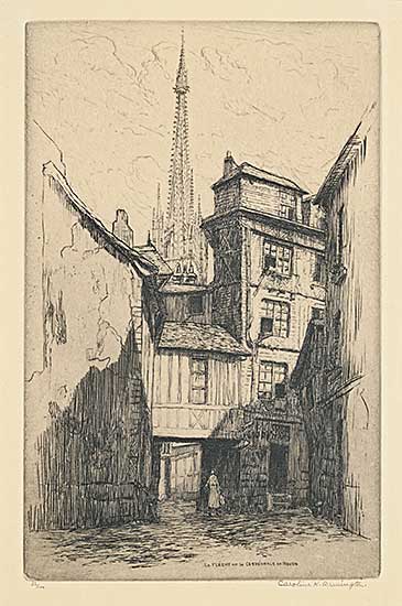 #2108 ~ Armington - La Fleche de la Cathedrale de Rouen  #32/100