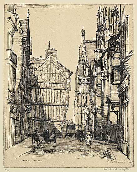 #2110 ~ Armington - La Rue aux Juifs Rouen  #43/100