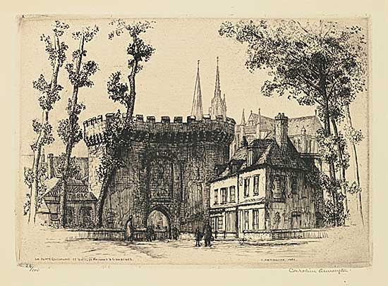 #2111 ~ Armington - La Porte Guillaume et Vieilles Maisons a Chartres  #24/100