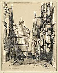 #2110 ~ Armington - La Rue aux Juifs Rouen  #43/100