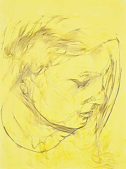 #2285 ~ MacKay - Untitled - Portrait in Yellow