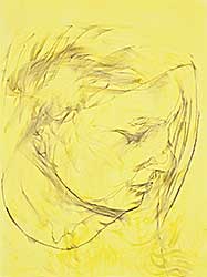 #2285 ~ MacKay - Untitled - Portrait in Yellow