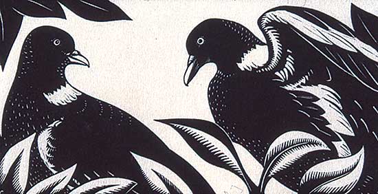 #15 ~ Gibbings - Untitled - Two Doves