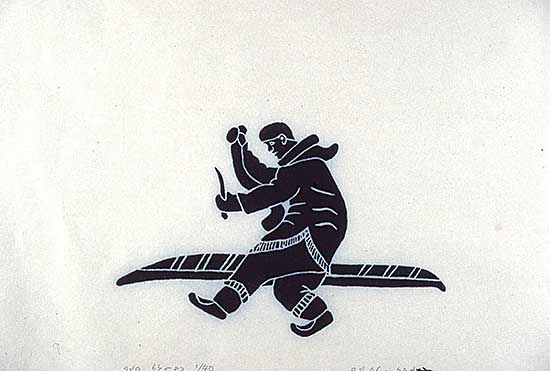 #37 ~ Echalook - Man Making Kayak  #1/40