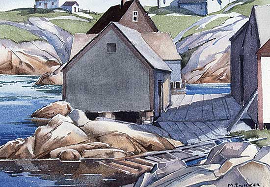 #42 ~ Zwicker - Untitled - Maritime Scene