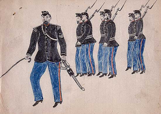 #81 ~ School - U.S. Soldiers in Montana