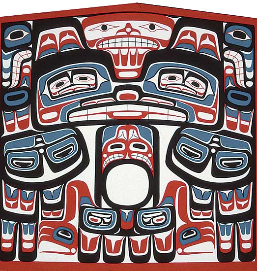 #87 ~ Hunt - Tlingit Raven Dance Screen   #84/200