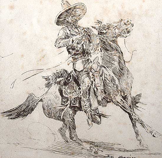 #91 ~ Borein - Untitled - Mexican Style Horserider