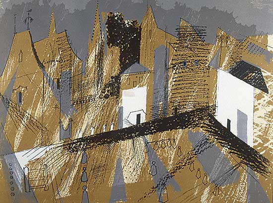 #116 ~ Piper - Untitled - City Abstract  #66/70