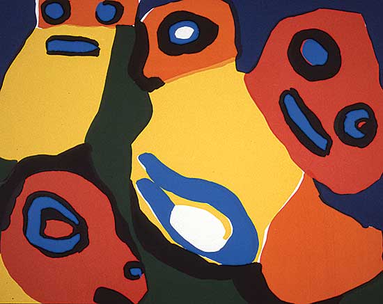 #122 ~ Appel - Untitled - Composition  #E.A.