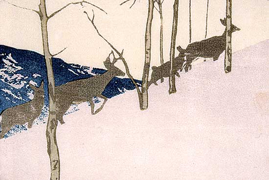 #241 ~ Phillips - Deer on Hillside