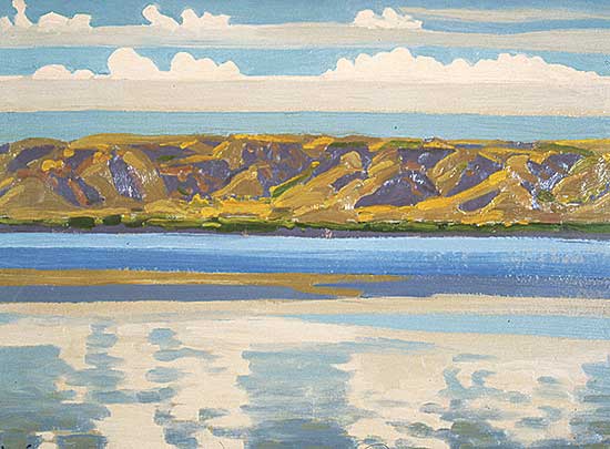 #265 ~ Kerr - Echo Lake, Evening, Qu'Appelle, Sask.