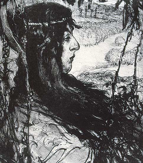 #281 ~ Hartrick - Untitled - Portrait of a Woman