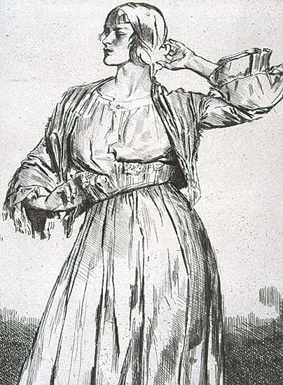 #289 ~ Brockhurst - Untitled - Portrait of a Lady