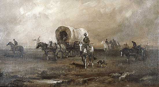 #313 ~ Kenderdine - Untitled - Early Settlers