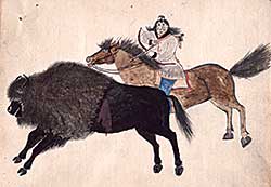 #78 ~ School - Indian Buffalo Hunt