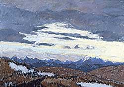 #142 ~ Champagne - Approaching Warm Front - from Rocky Mountain Ranch, Turner Valley, Alberta