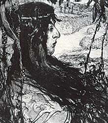 #281 ~ Hartrick - Untitled - Portrait of a Woman