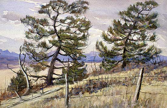 #67 ~ Turner - Untitled - Western View from My Studio