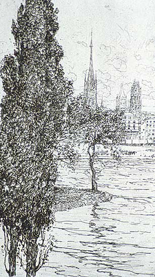 #111 ~ Gagnon - Vue de Rouen