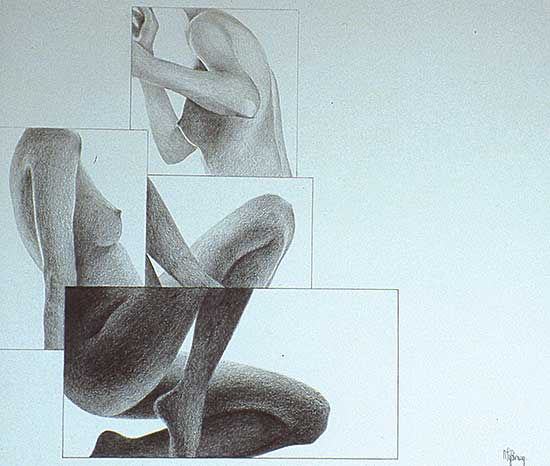 #285 ~ Pavelic - Untitled - Composition Nude