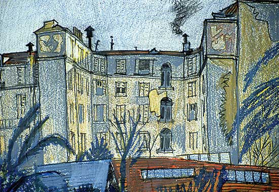 #292 ~ Bates - Untitled - European Street Scene