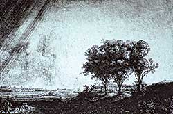 #74 ~ Rembrandt - The Three Trees  #34/550