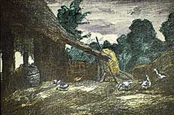 #260 ~ Grunwald - Untitled - Farmyard Scene