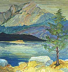 #321 ~ Parsons - Untitled - Mountain Landscape