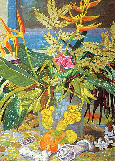 #91 ~ Kerr - Bird of Paradise - Yellow Candles