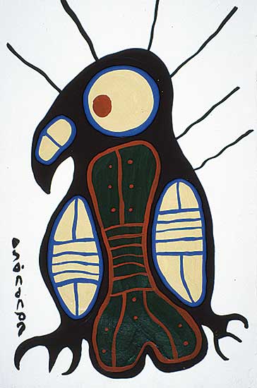 #138 ~ Morrisseau - Untitled - Eagle