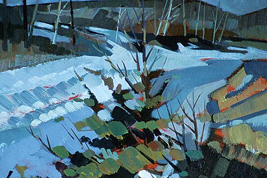 #196 ~ Vest - Untitled - Rural Landscape