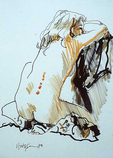 #75 ~ Hodgson - Untitled - Nude Study