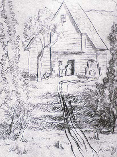 #124 ~ Motter - Untitled - Rural Landscape  #10/12