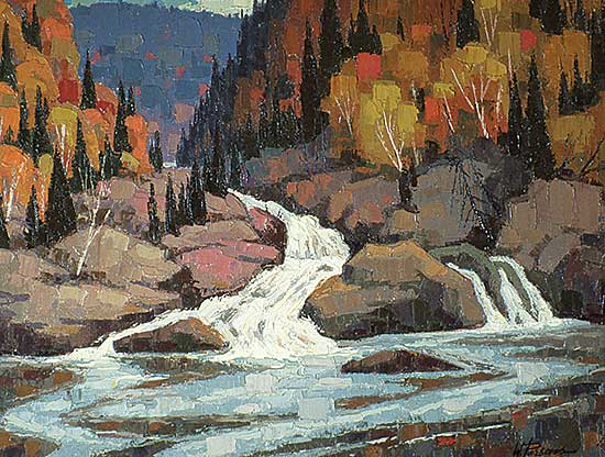 #137 ~ Parsons - Algoma, Lake Superior - Falls on Aquasabon River
