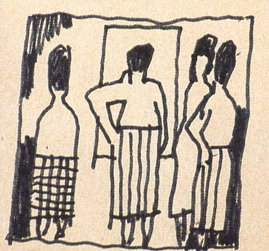 #14 ~ Bates - Untitled - Figures Waiting