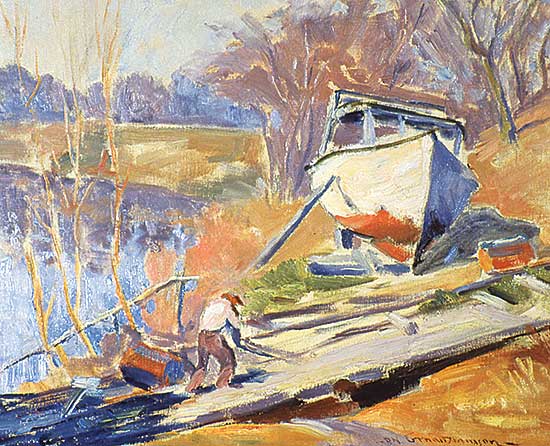 #82 ~ de Grandmaison - Autumn Along the Red River