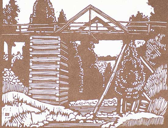 #87 ~ Haines - Untitled - Wooden Bridge