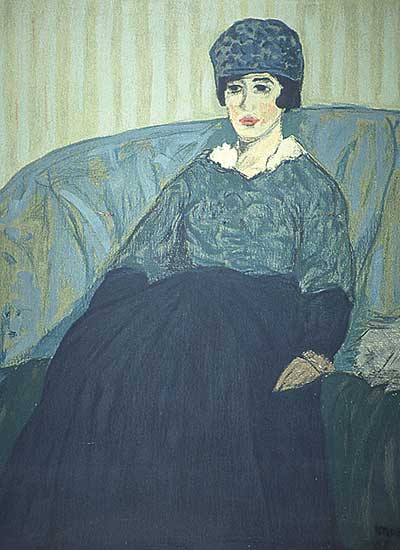 #224 ~ Morrice - Blanche in Blue and Green