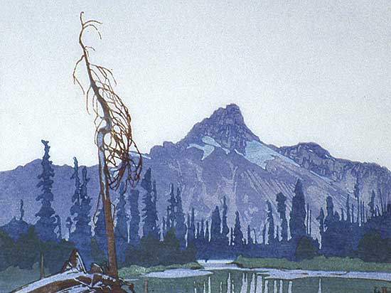 #243 ~ Phillips - Mount Cathedral from Lake O'Hara, British Columbia  #152