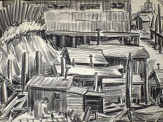 #277 ~ Robinson - Untitled - False Creek Landscape